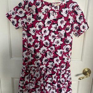 pink floral dress kate spade